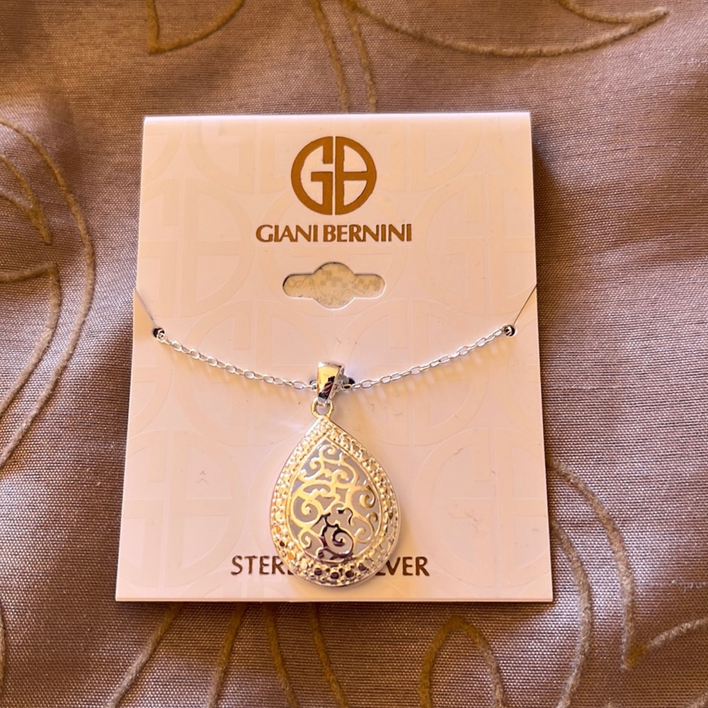 NWT Giani Bernini Sterling Silver Necklace